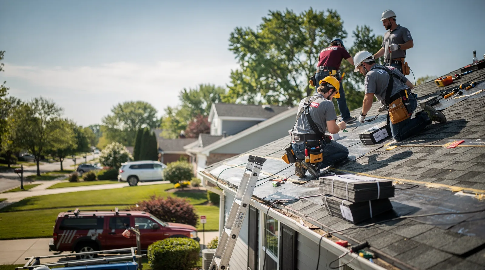 Roof Repair in Island Lake, IL around you